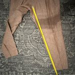 Theory  Women’s Size 8 Orange Speckled Linen Pleated Dalisha Red Bay Pants Photo 7