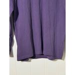 Alphalete Shirt Men's Size Medium Purple Long Sleeve Black Arm Stripe Photo 4