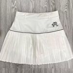 White Pleated Tennis Skirt Photo 0