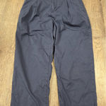 Pistola  Navy Blue Pleated Front Cuffed Pants Baggy Fit Size 29 Photo 0