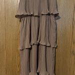 Ruffle Layered Long Midi Dress Size M Photo 1