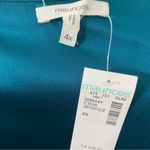 Maurice's Teal chiffon halter Strappy sleeve blouse Photo 4