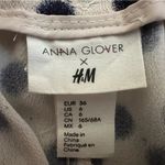 H&M x Susan Glover Collab High Paper Bag Waist Polka Dot Firefly Shorts Size 6 Photo 13