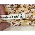 Abercrombie & Fitch NEW  Yellow White Brown Floral Viscose Wrap Mini Skirt Size S Photo 5