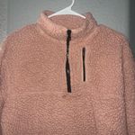 Wild Flower WallFlower Dusty Rose Pink Sherpa Teddy Pullover Sweater Medium Photo 3
