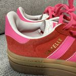 Adidas  Originals Gazelle Bold platform sneakers in red and pink size 5 Photo 8