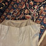 David's Bridal David’s Bridal Elegant Cream Champagne Shimmer Dress wedding Formal Prom Gown Photo 8