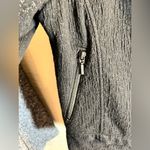 Halogen  black jacket, moto style, beautiful upscale design, size M, rayon/poly Photo 4