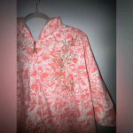 Quacker Factory women’s Starfish Hooded Zip‎ Beach Lounge short sleeve Jacket XL Gold Size 3X Photo 3