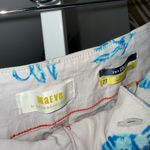 Anthropologie MAEVE by  The Colette Lobster Print Cropped Wide Leg Pants in Ivory Photo 5