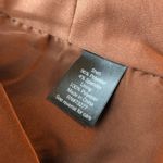 SO  Clothing Womens Cami Top Tie Back Satin Cropped Brown XL Photo 3