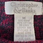 Christopher & Banks Vintage Women’s  90s Patchwork Sweater Size M Pullover Photo 6
