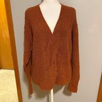 Free People Coco V-Neck twist front textured sweater terracotta size XS/S Photo 1