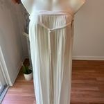 ZARA  Cream Maxi Skirt Photo 3