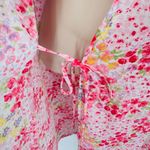 Oscar de la Renta Pink Label Romantic Coquette Robe Womens XL Pink Polyester Photo 8