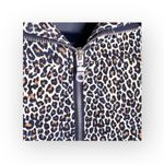 new Valfre ☻︎ January Crop Jacket ☻︎ Leopard Print ☻︎ Black Vinyl Collar ☻︎ XS Brown Photo 12