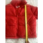 Hujoin Womens Red Crop‎ Short Puffer Jacket Sz S Photo 9