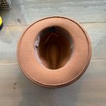 Lisianthus Classic Tan Felt Fedora Wide Brim Fashion Belt Buckle Hat Photo 7