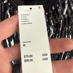 Urban Outfitters NWT  SILENCE + NOISE Black Drippy Sequin Strapless Mini Dress Photo 6