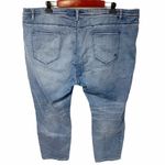 Modcloth Plus Size 3X Light Wash Distressed Ripped Straight Leg Jeans Photo 5