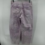 Madewell The Darted Barrel Leg Jeans Denim High Waisted Washed Purple Lilac 25 Photo 4
