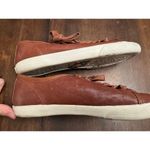 Frye maya cognac leather lace up sneakers women's 6 Photo 3