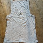 Aerie  Light Oatmeal Ribbed Tank Top XL Photo 4