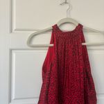 Alice + Olivia  Kelissa Halter Pleat Maxi Dress Leopard Photo 7