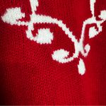 Worthington Women's VTG  Red and White/Cream High Neck Sweater Size 20 W "Medium" Photo 3