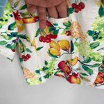 LC Lauren Conrad Blazer Jacket Womens Small White Fruit Print Rayon Pockets NWT Photo 7