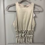 Akira NWT  satin top with rhinestone pearls Photo 4