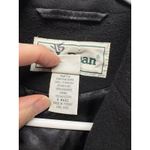 LL Bean Peacoat Womens Size 6 Vintage Wool Cashmere Blend Lined Casual Dress Black Photo 2