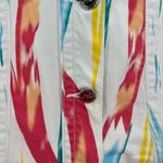 FDJ French Dress Jeans denim jacket white button up lightweight Canadian design Size M Photo 2