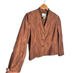 Papell Boutique Vintage Silk Jacket Size 16 Mauve Elegant Rhinestone RARE Chic Photo 1