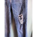 McGuire Denim Mcguire Women's Light Blue Distressed Denim Crop Ankle Jeans Photo 1
