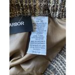 Brown Tweed Plaid Midi Pencil Skirt Size 10 Academia Preppy Old Money Photo 5