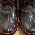 Bass Duck Boots Black Size 8 Photo 4