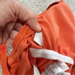 The Bikini Lab  Women’s Tie Front One-Piece Swimsuit Beach in Orange Size S Photo 10