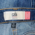 CAbi Women’s Cropped High Rise Straight Leg Jeans Size 4 / Style 5495 Photo 3