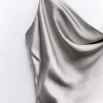 ZARA dress silver midi shower wedding party coctail Photo 9