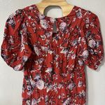 Anthropologie Maeve Red Floral Puff Sleeve Maxi Dress Plus Size 22W NWT Photo 5
