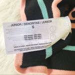 Ella Moss  Striped Bodycon‎ Tank Dress Ribbed Sleeveless Black Pink Small New Photo 9