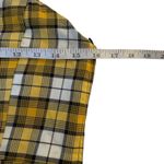 Divided H&M  Black Yellow Plaid Dress Size 6 Twee Academia College Clueless Y2K Photo 7