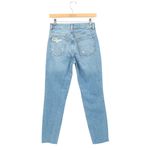 Boyish The Billy Authentic Rigid High Rise Skinny Distressed Jeans Far Country 2 Blue Size 25 Photo 7