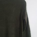 Lulus Brining Sexy Back Deep V-Neckline Back Knit Long Sleeve Sweater Dress Photo 2