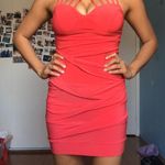 Nordstrom Coral Strappy Bodycon Dress Photo 0