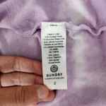 Sundry  Lilac Purple White Tye-Dye Long Sleeve Round Neckline Shirt Size 2 NWT Photo 11