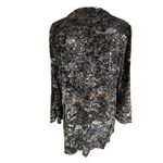 Sno Skins Womens Tunic Top Black Brown Multi Velvet Burnout Whimsigoth Glam Sz L Size L Photo 3