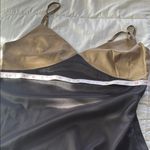 Commense Black Satin Dress Size L Photo 5