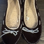 L.L.Bean Brown moccasin Slippers with sherpa Lining women’s 7 Photo 0